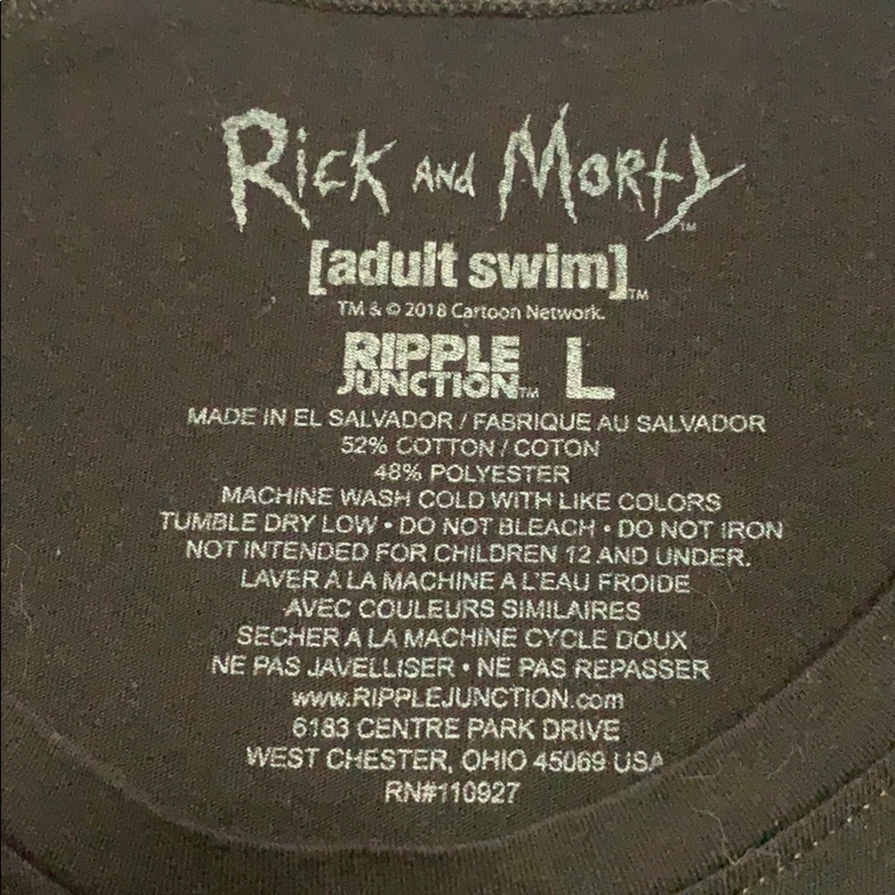 Rick and morty shirt